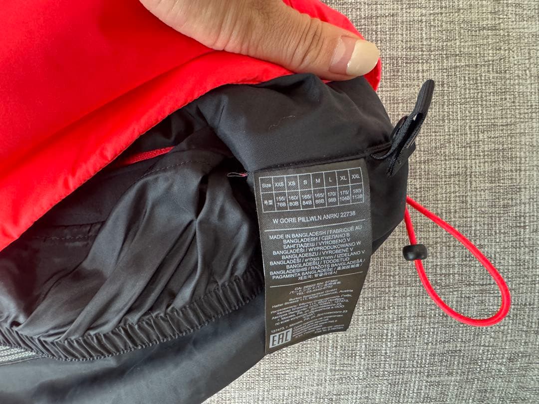 BURTON W 0065 PILLAR ANORAK XS レッド