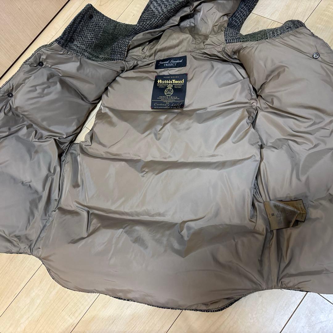 【美品】ハリスツイード100周年モデル　ダウンベスト