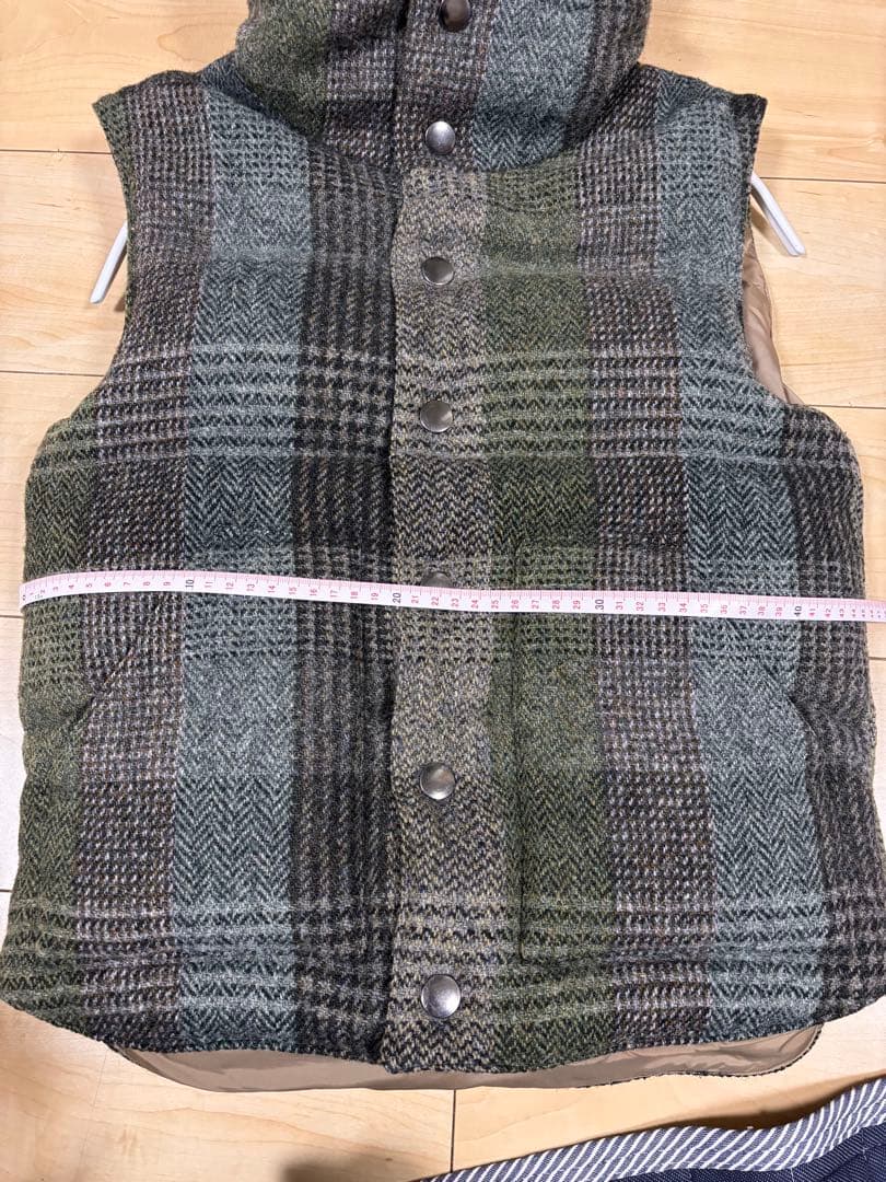 【美品】ハリスツイード100周年モデル　ダウンベスト