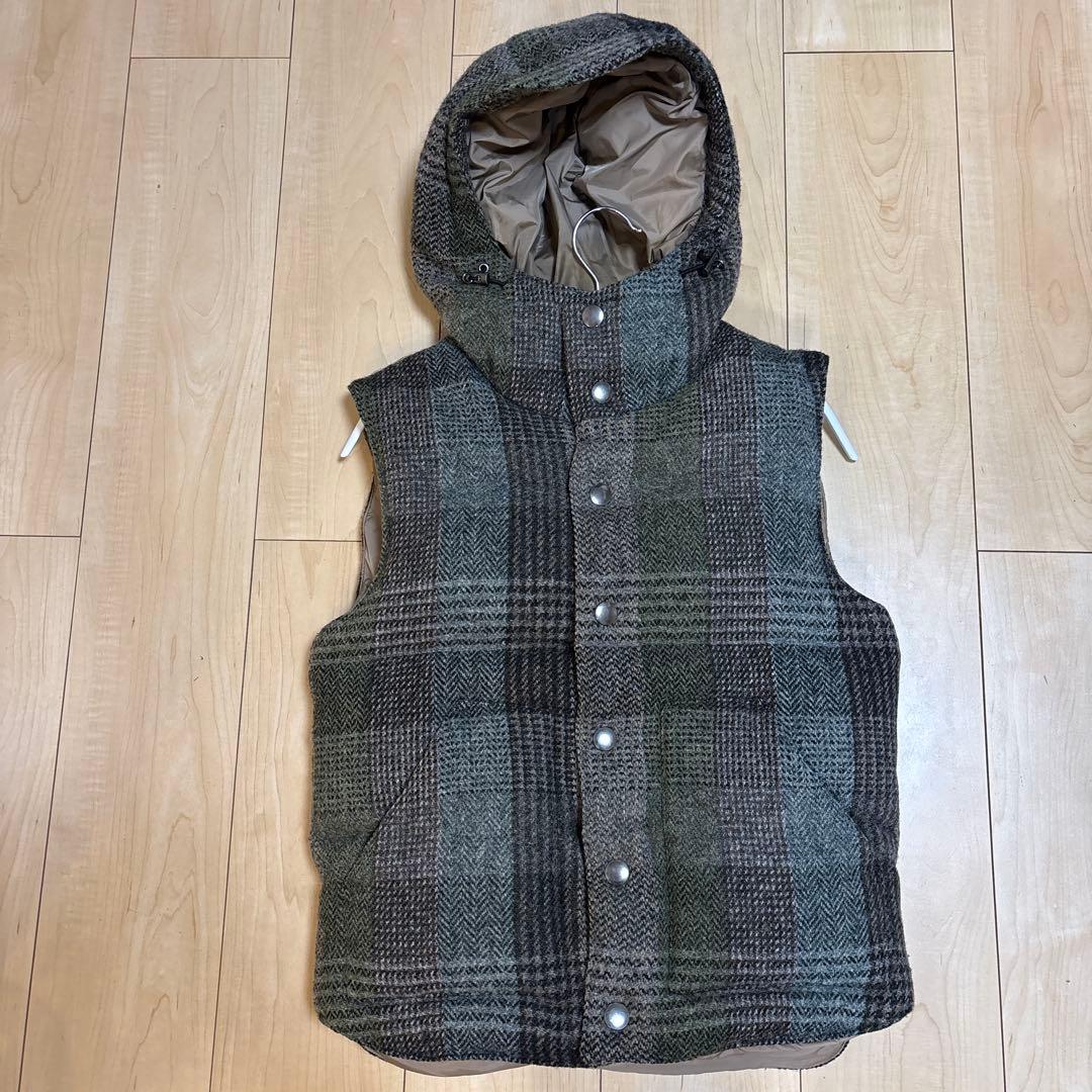【美品】ハリスツイード100周年モデル　ダウンベスト