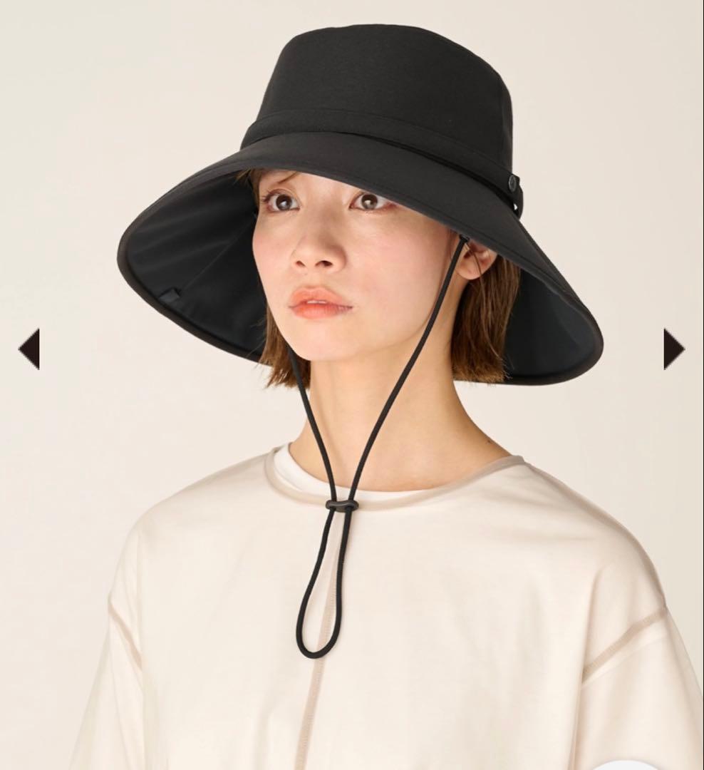 新品サンバリア100 ウィンドハット　ブラックL