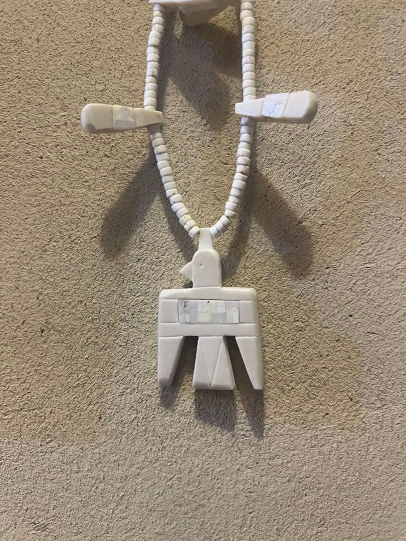 サントドミンゴ族　ヴィンテージ　 バッテリーバードネックレス