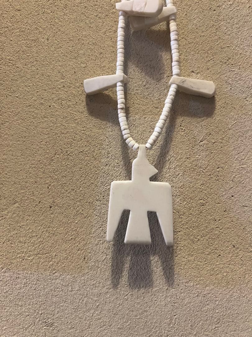 サントドミンゴ族　ヴィンテージ　 バッテリーバードネックレス