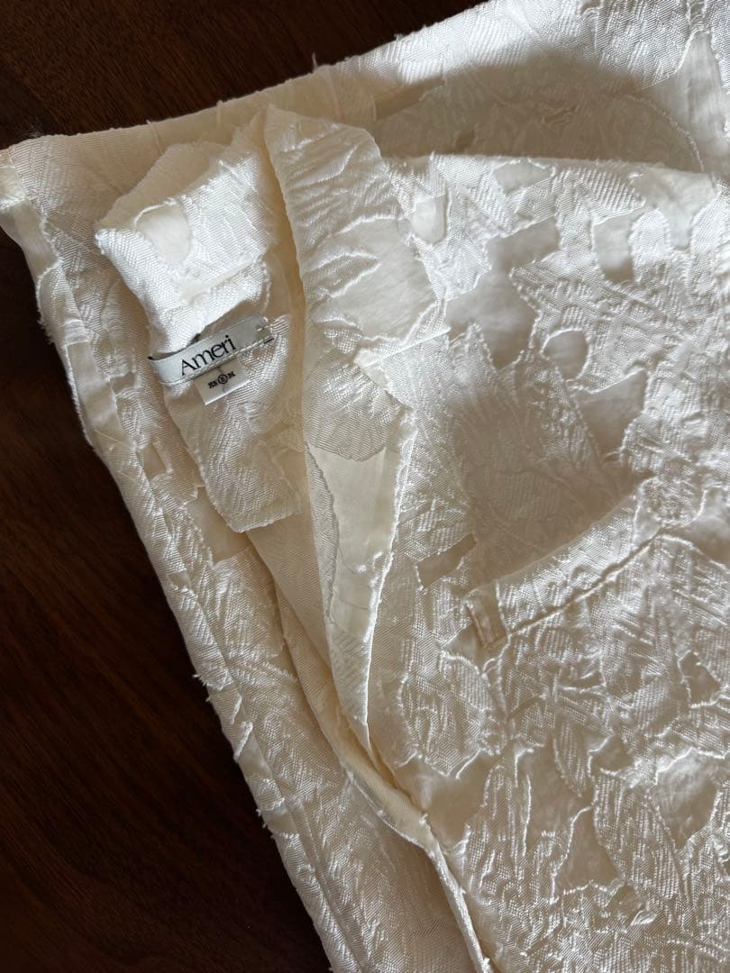 AMERI✨SHEER JACQUARD TAILORED ROMPERS S