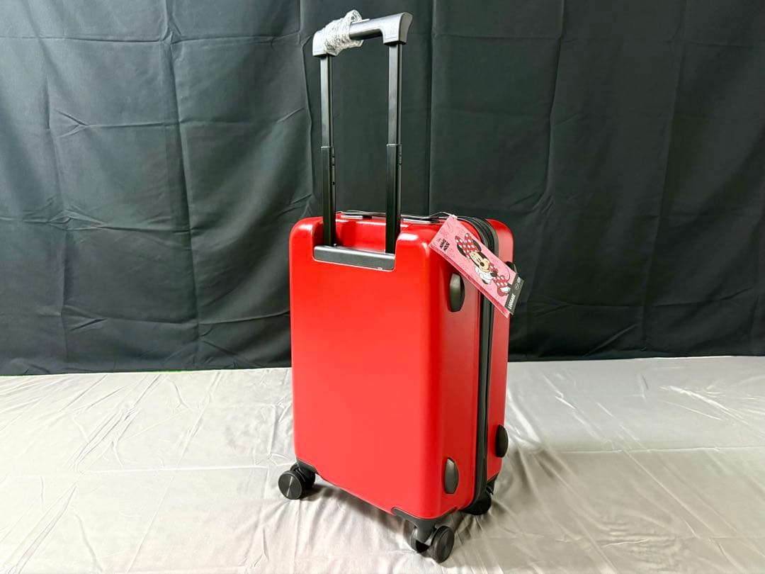 新品未使用 ディズニー ミニー スーツケース 20インチ TSAロック付 赤