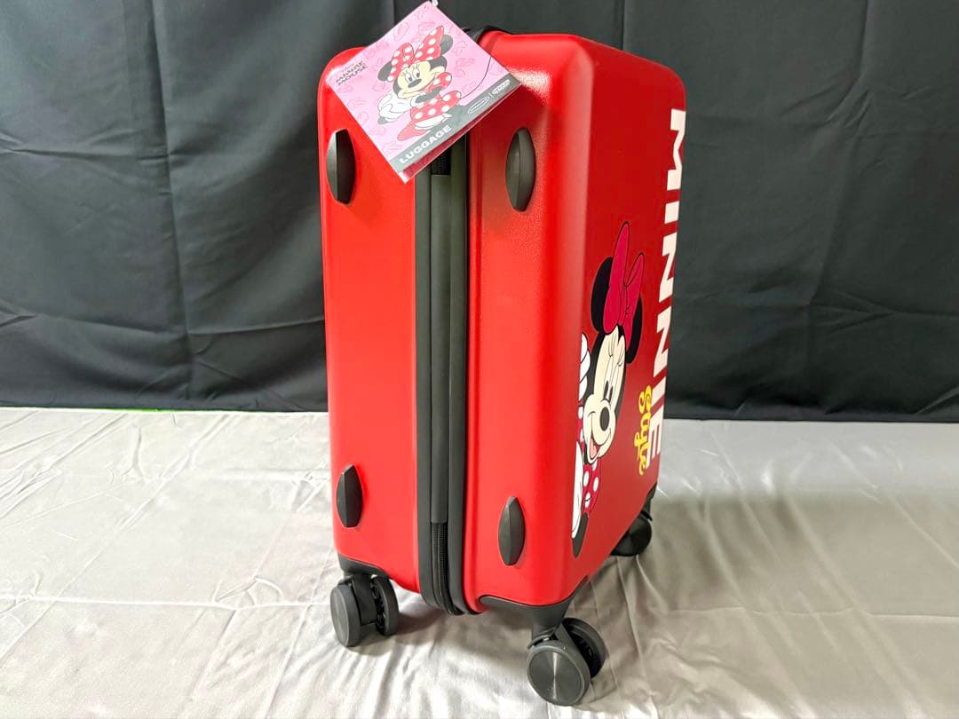 新品未使用 ディズニー ミニー スーツケース 20インチ TSAロック付 赤