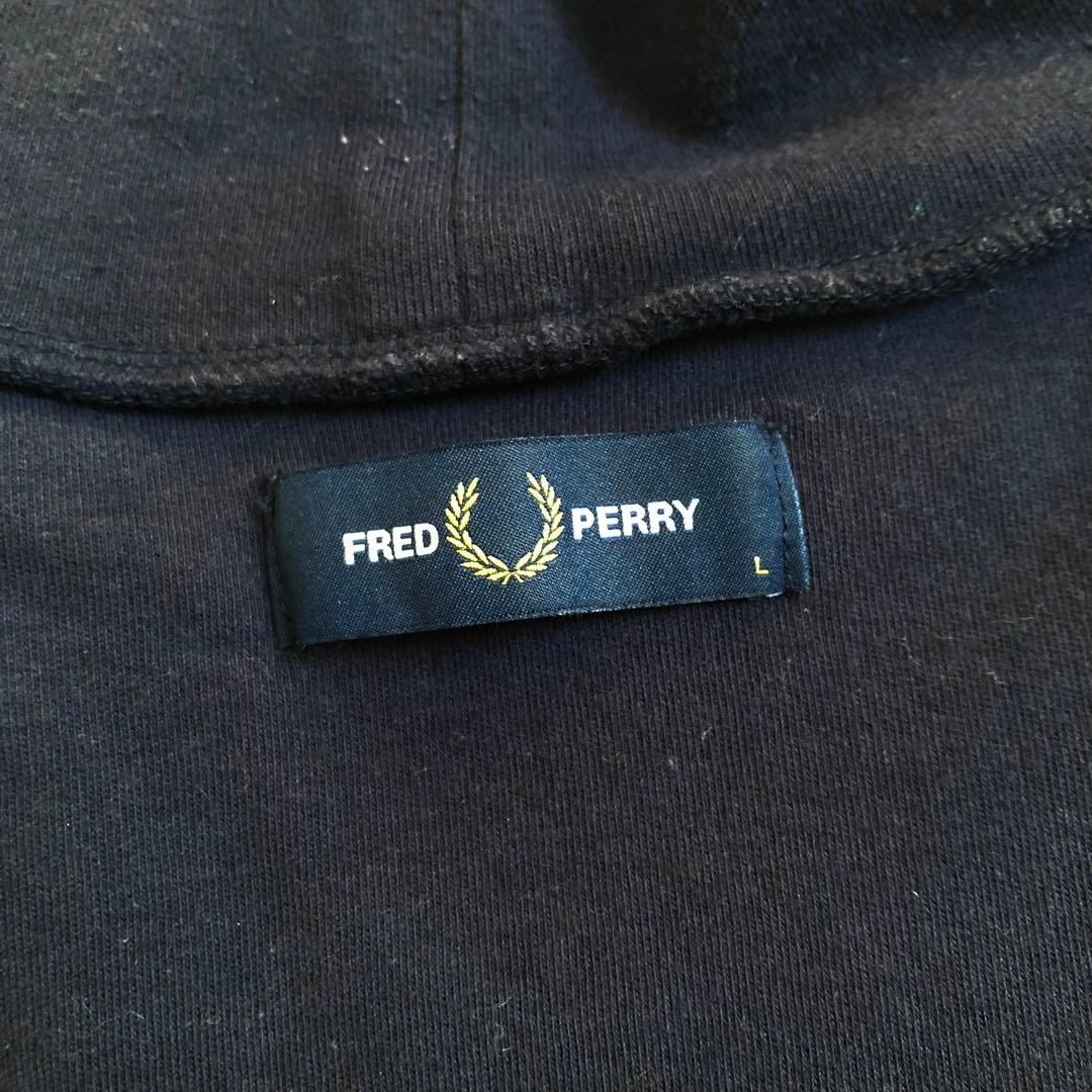 FRED PERRY×BEAMS 別注 タートルネック Tシャツ 月桂樹ロゴ刺繍