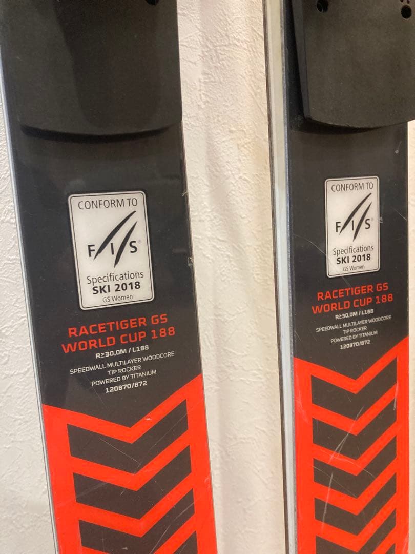 Völkl Racetiger GS World Cup 188cm スキー