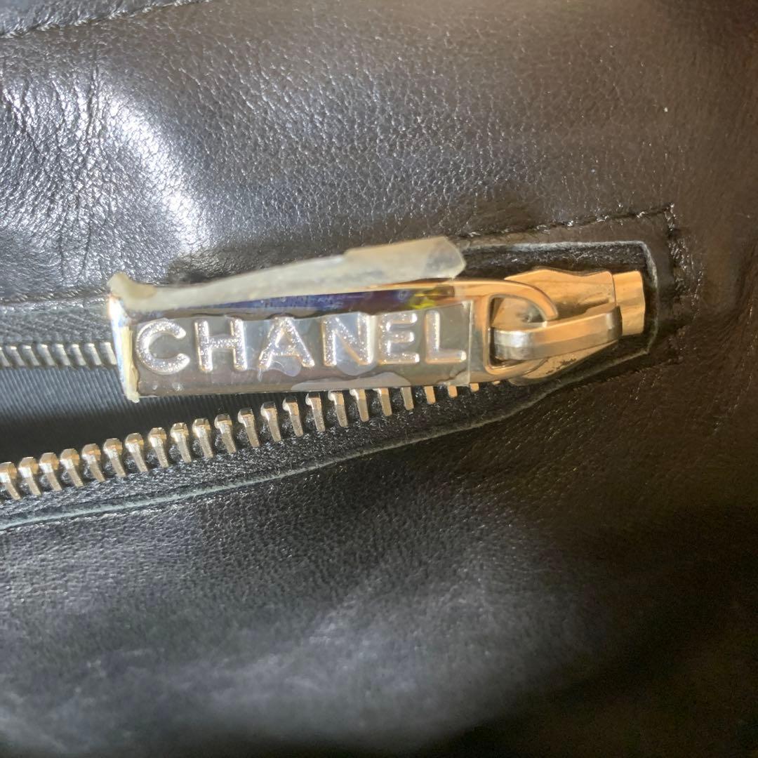 CHANEL シャネル カメリア NO5 チョコバー チェーントート グレー