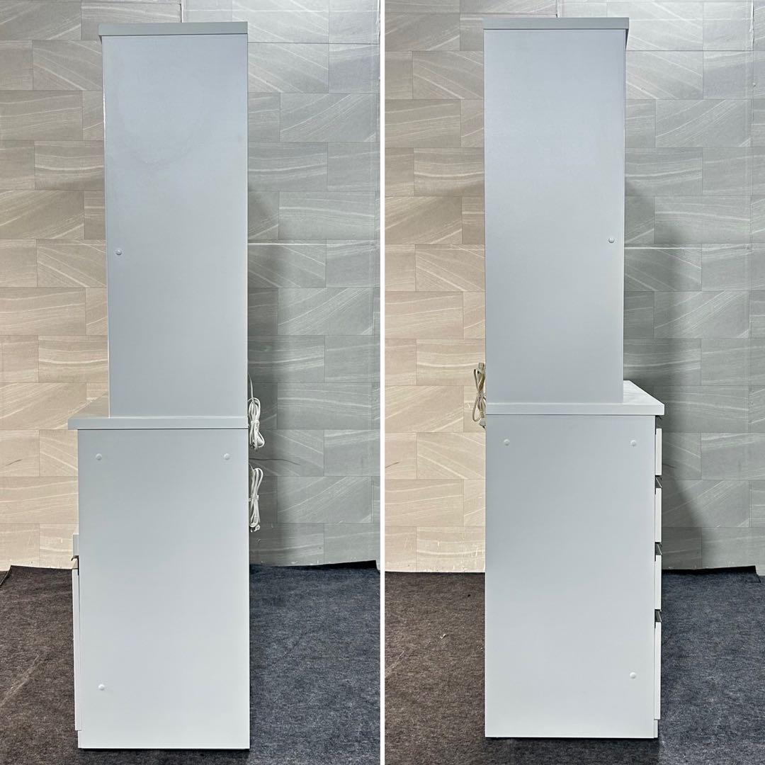 ニトリ 食器棚 リガーレ 160cm ホワイト キッチンボード 格安 d4730