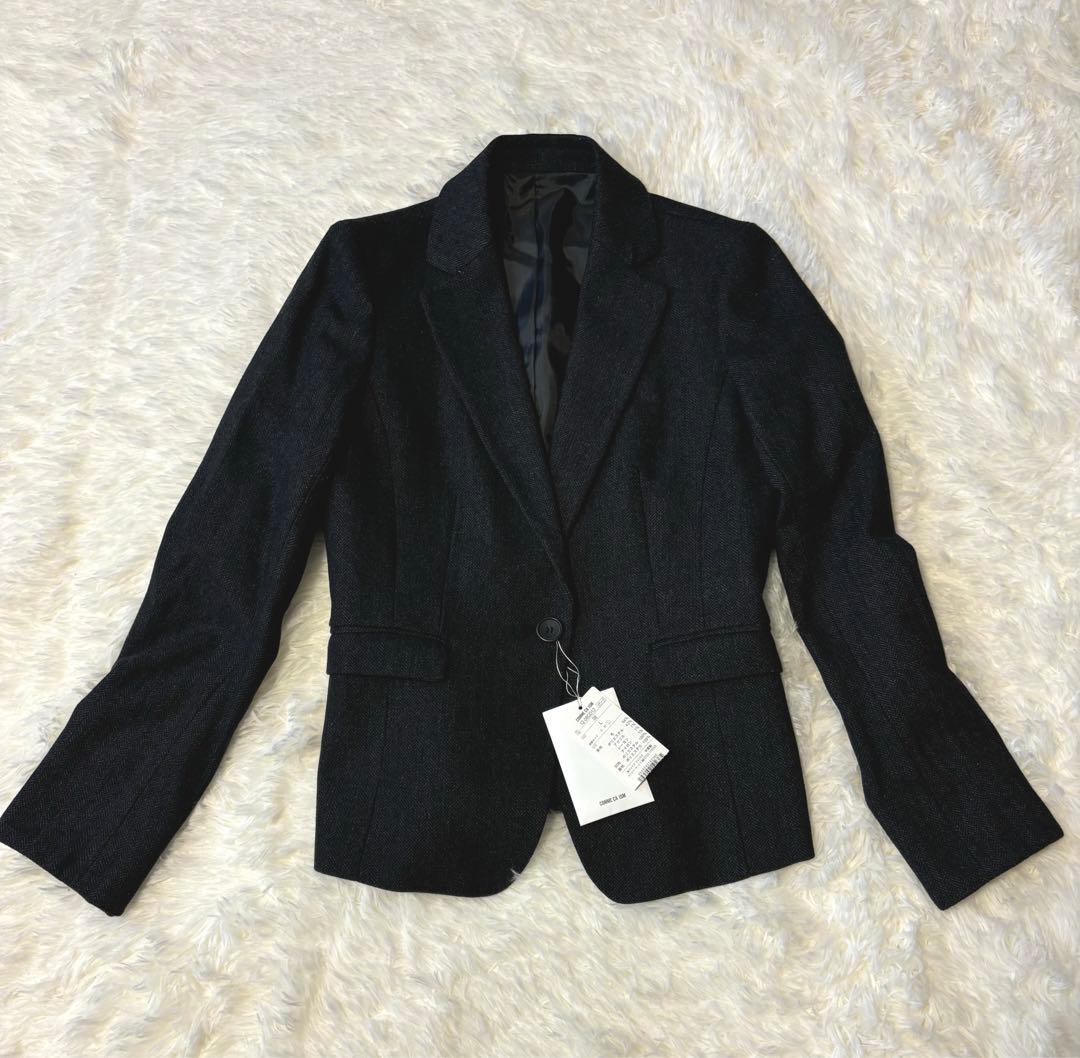 新品未使用タグ付　COMME CA ISMコムサイズム　ブラックスーツ　スカート