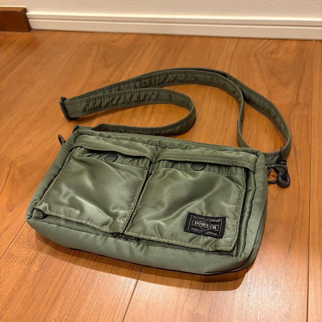 PORTER TANKER ポーター タンカー ショルダーバッグ セージグリーン