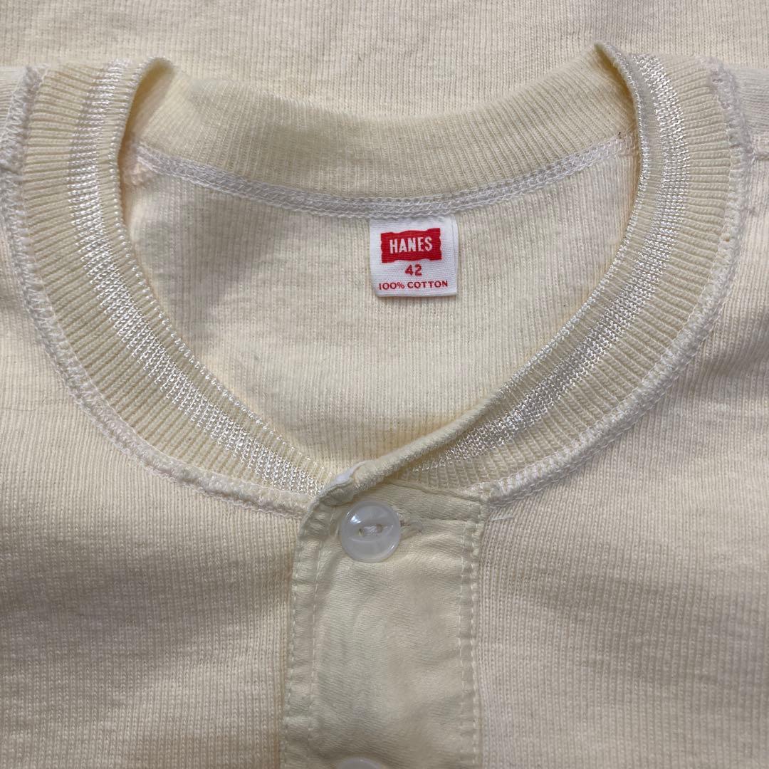 ビンテージ　ヘンリーネックT ヘインズ