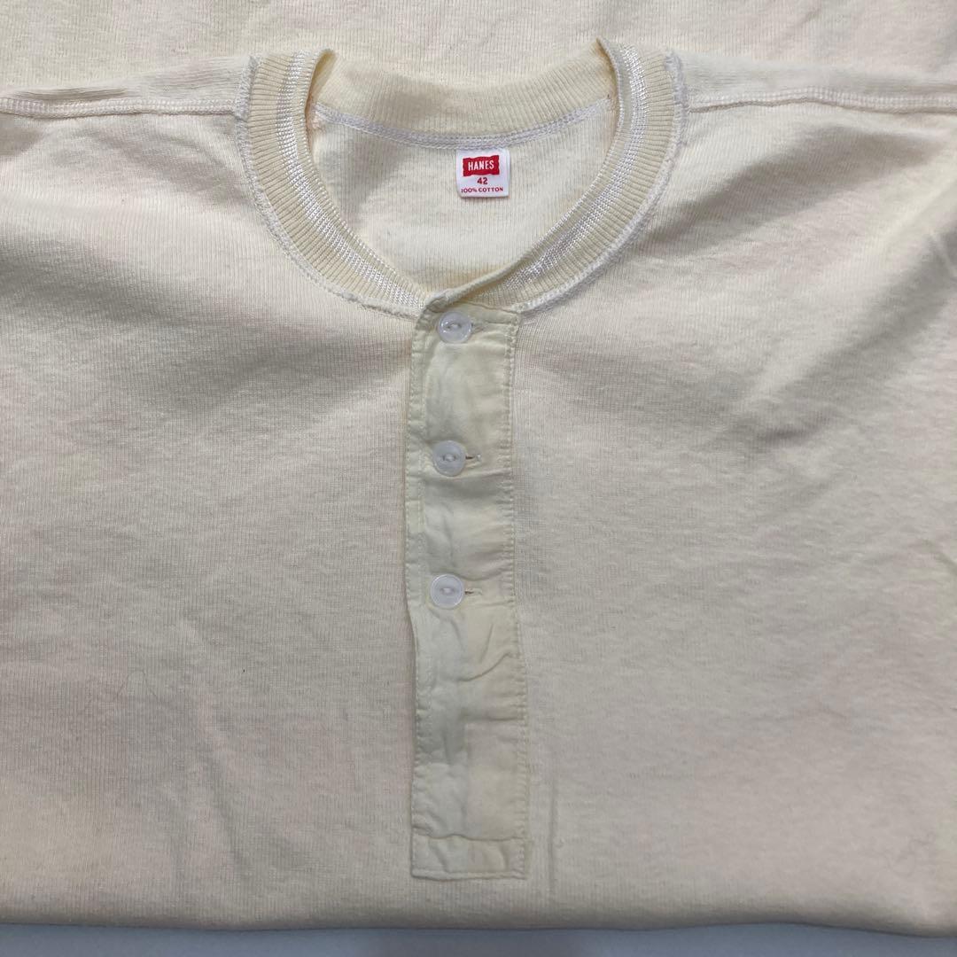ビンテージ　ヘンリーネックT ヘインズ