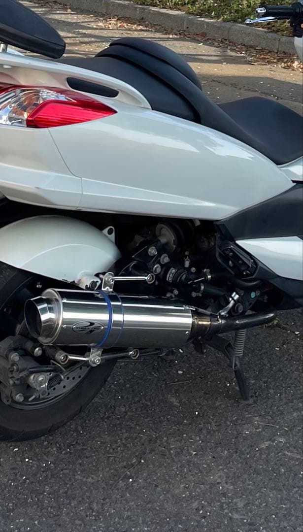 のりヤマハマジェスティ4D9 スリーワン　マフラー美品