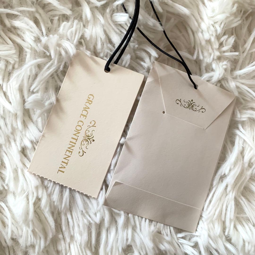 未使用級✨グレースコンチネンタル 現行 トレンチコート ツイード ベージュ