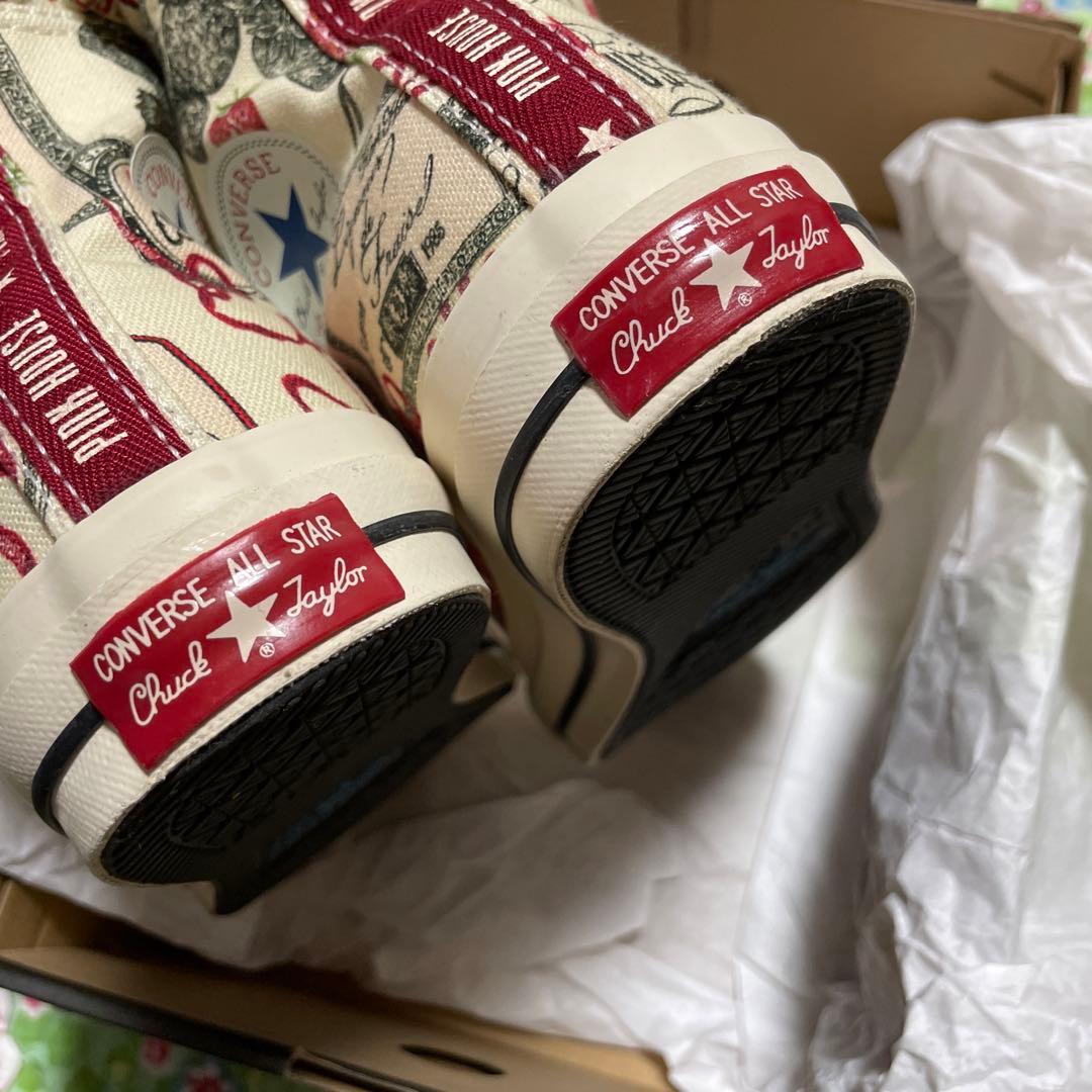 き*ん様 柄の出方が可愛い♡コンバースとピンクハウスコラボ☆