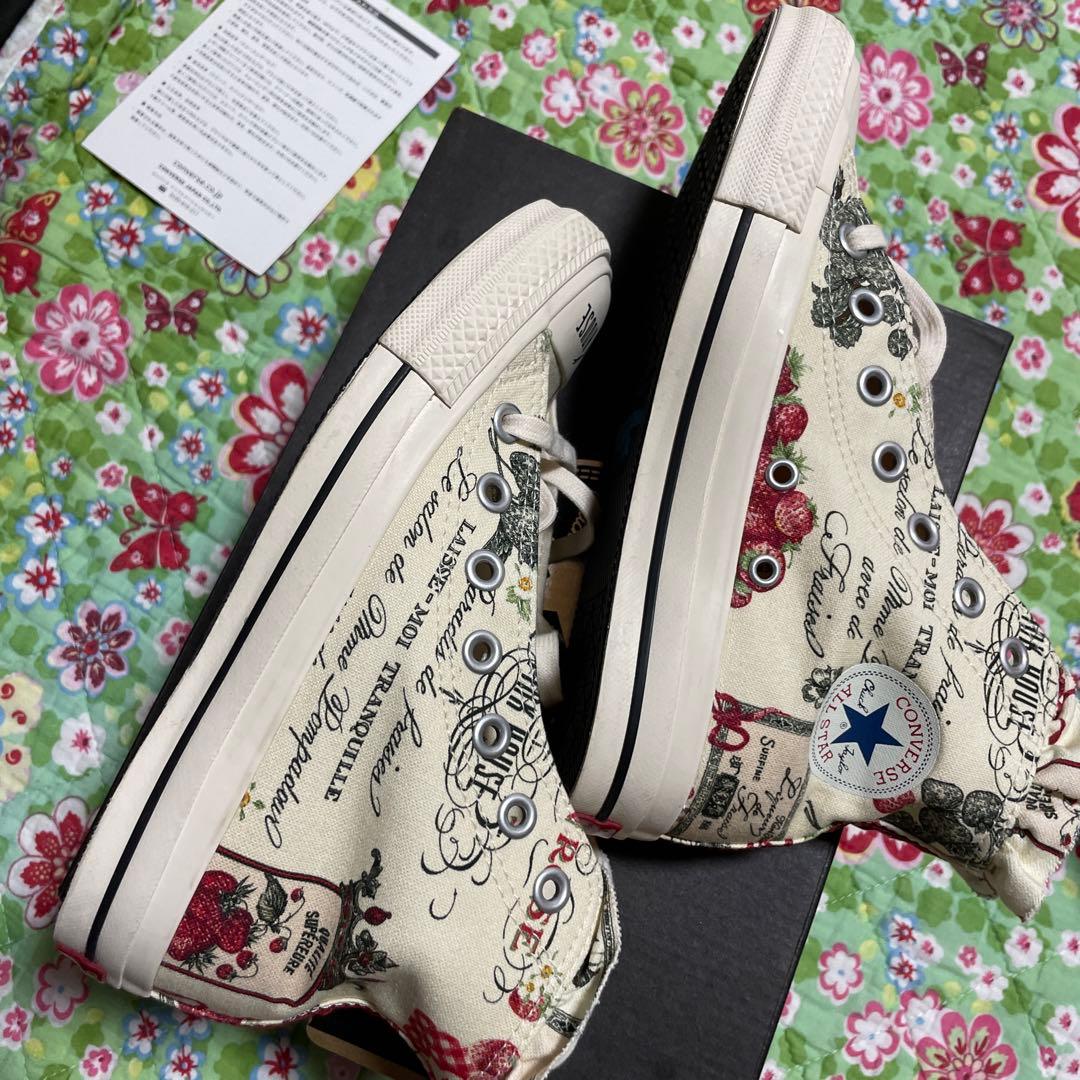 き*ん様 柄の出方が可愛い♡コンバースとピンクハウスコラボ☆