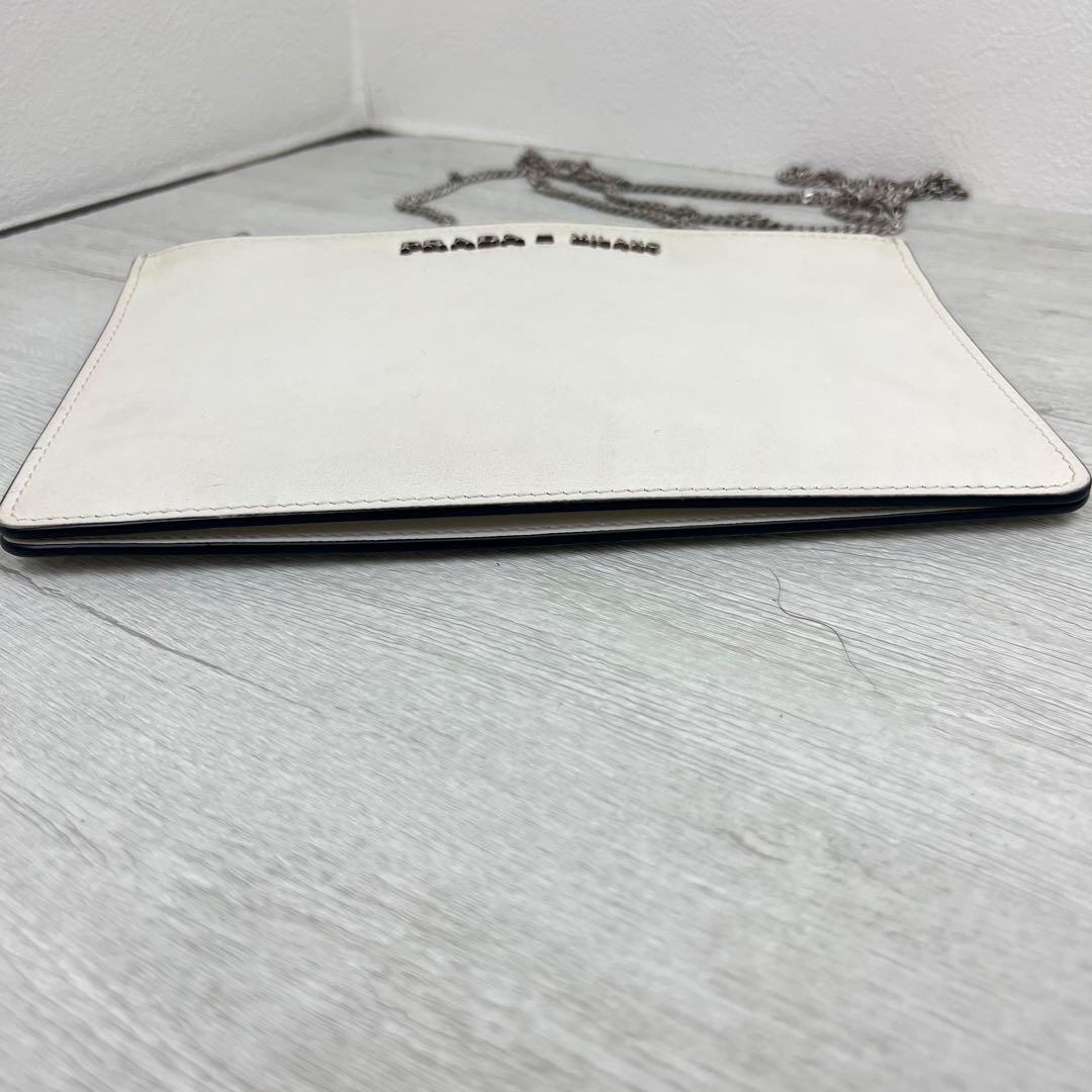 希少✨ PRADA プラダ ショルダーバッグチェーン クラッチバッグ 2way