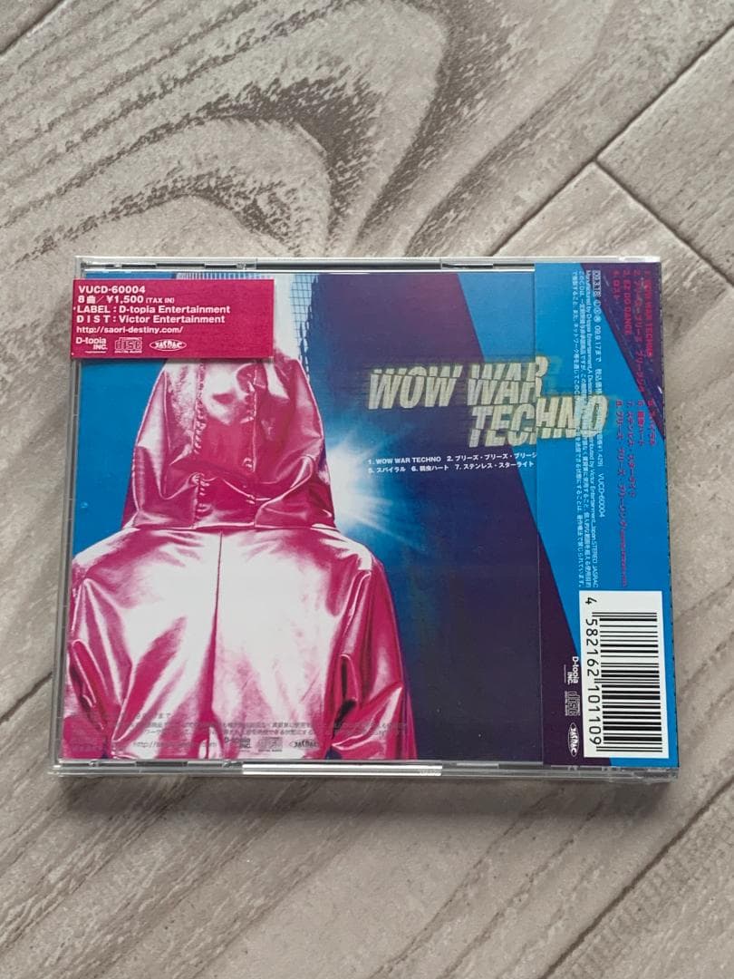 WOW WAR TECHNO/Saori@destiny：未開封CD