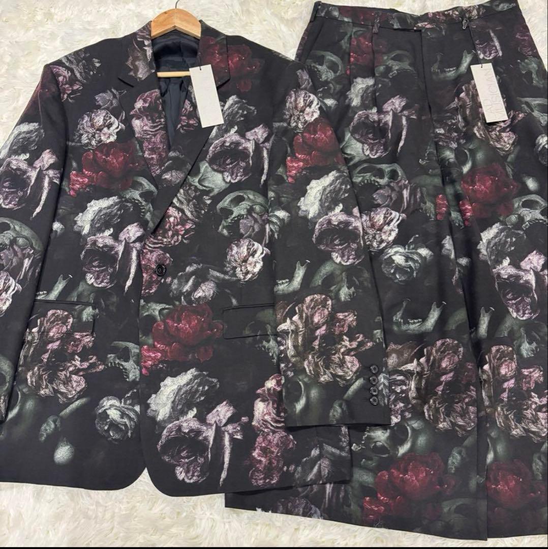 lad musician 20aw 花柄 髑髏 セットアップ　スーツ