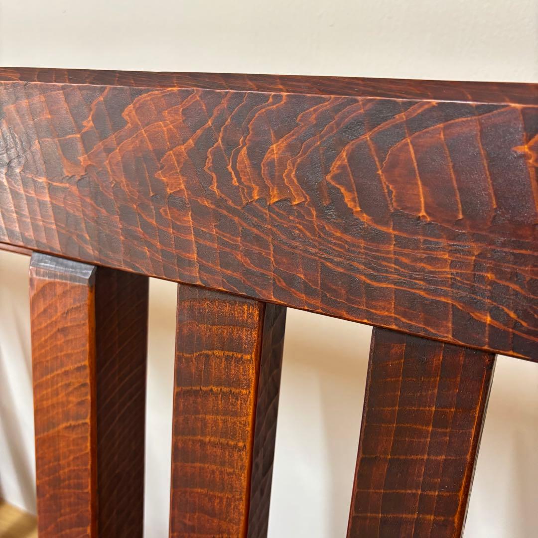 民芸家具　ベンチ　長椅子　机付き　アンティーク