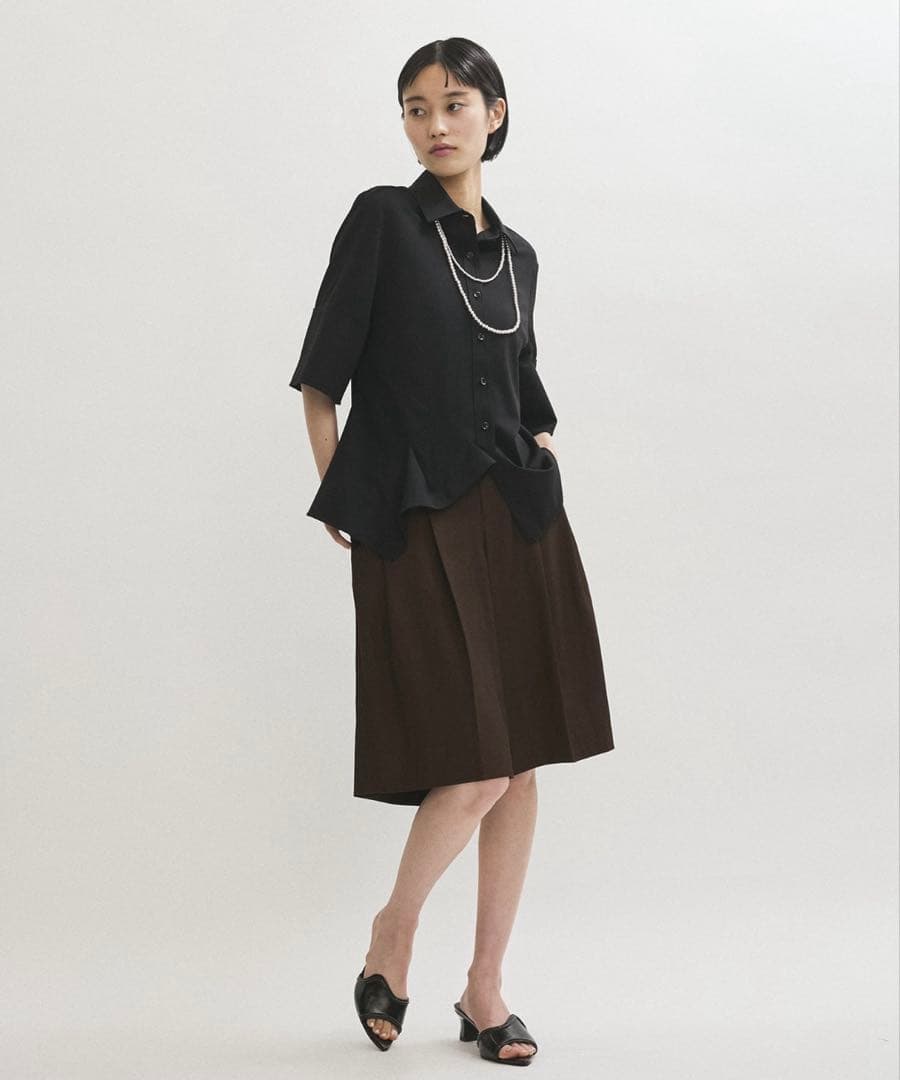 【サステナブル】オックスハーフパンツ