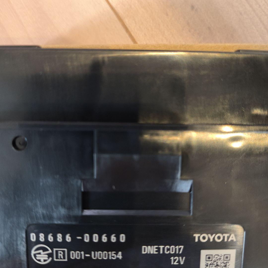 トヨタ純正　ETC 2.0 ビルトインナビ連動タイプ