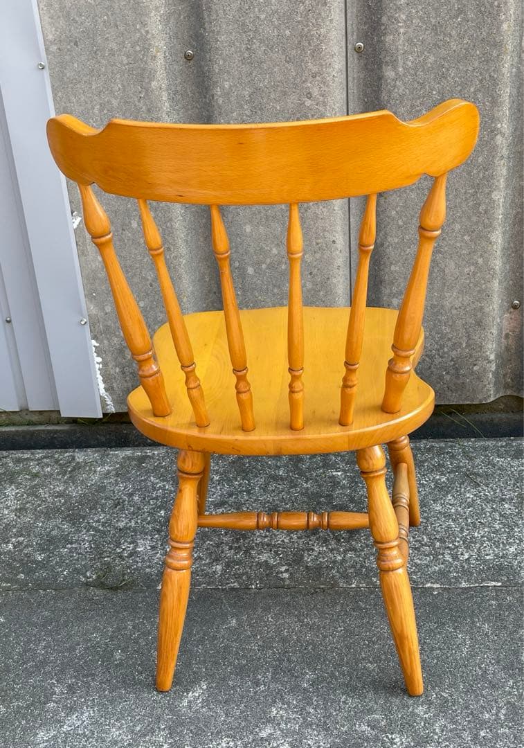 飛騨産業/HIDA/キツツキマーク/ダイニングチェア/ウィンザーチェア/椅子/③