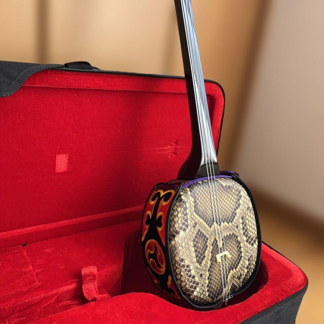 沖縄三線　初心者、中級者、上級者向けセット　本皮強化張り