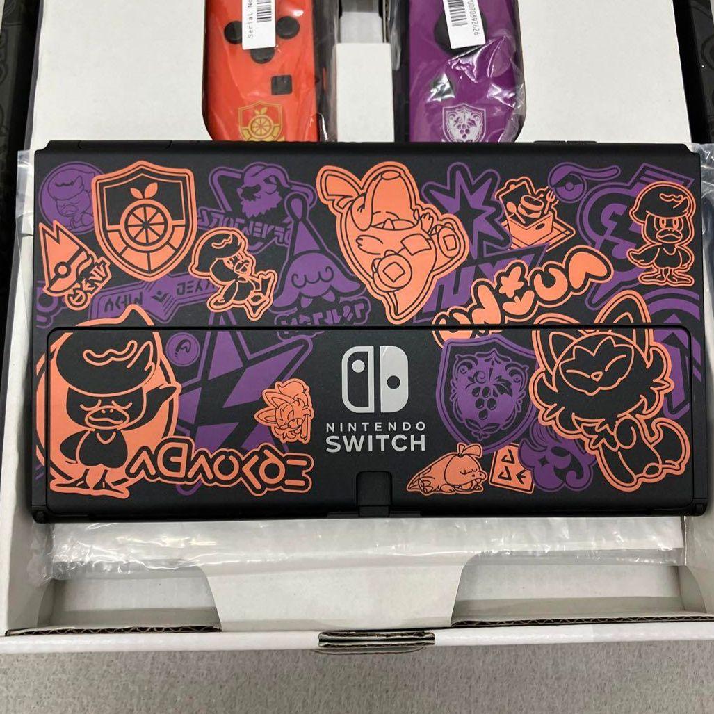 Switch 有機ELモデル ポケモン スカーレット・バイオレットエディション