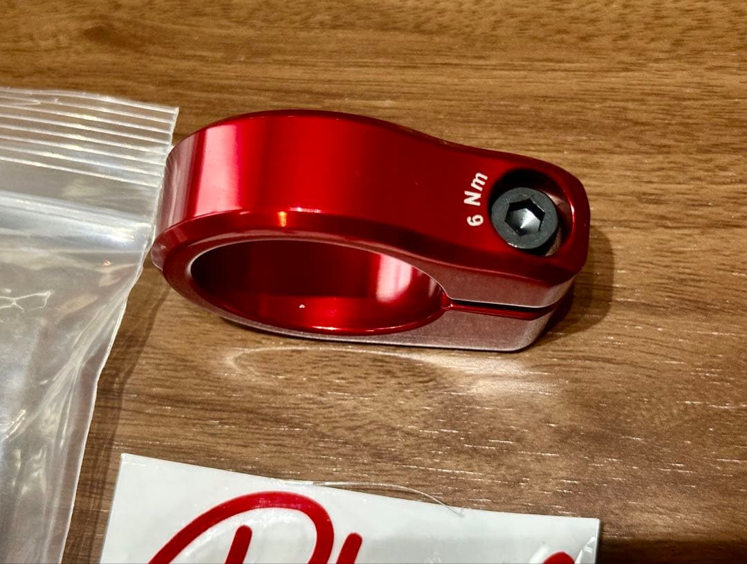 Phil Wood フィルウッド シートポストクランプ 31.8mm レッド