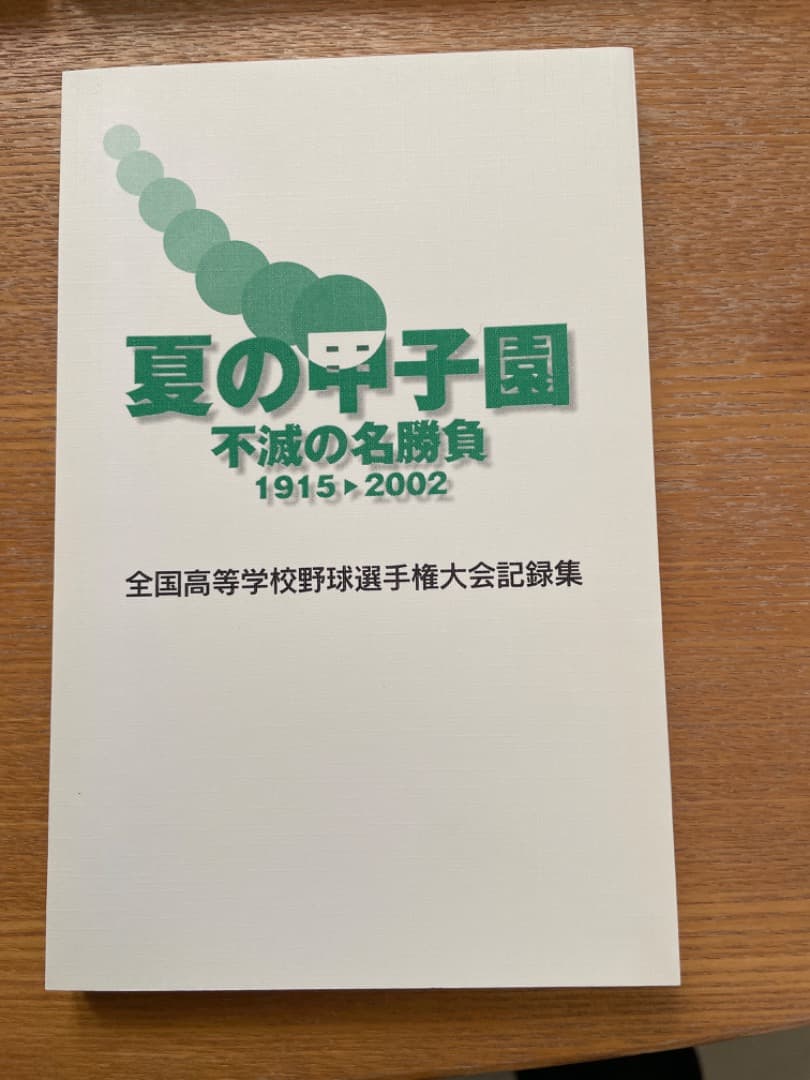 夏の甲子園　不滅の名勝負　1915▶︎2002