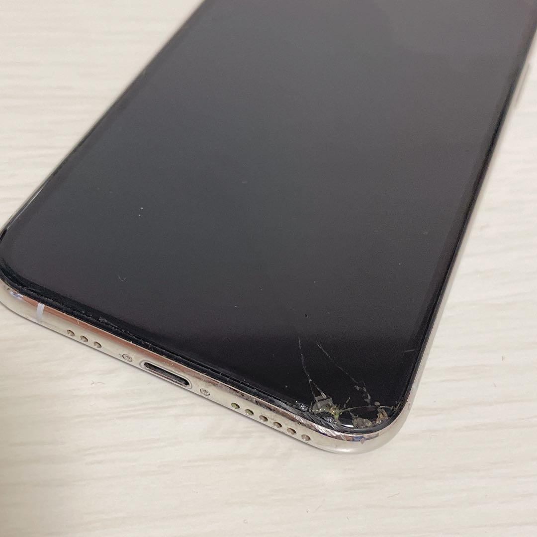 iPhone XS 64GB 本体 Face ID不可 画面割れあり