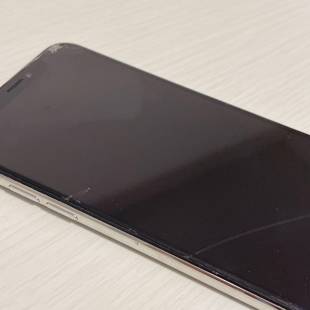 iPhone XS 64GB 本体 Face ID不可 画面割れあり