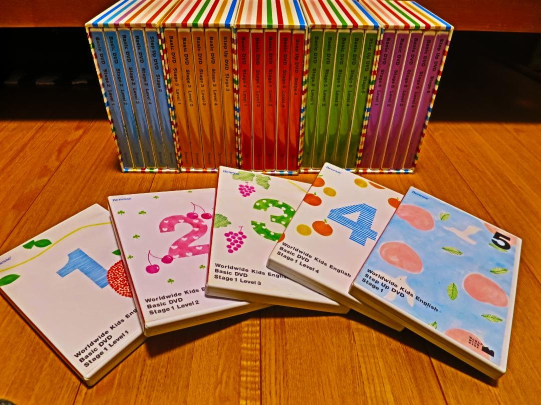Worldwide Kids　DVDステージ１〜６【30枚】