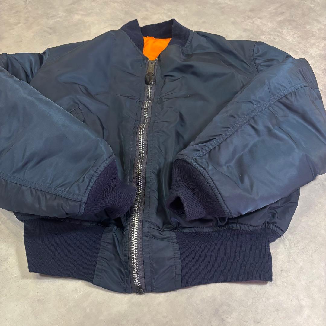 旧タグ ALPHA INDUSTRIES 80s USA製 IDEALジップ