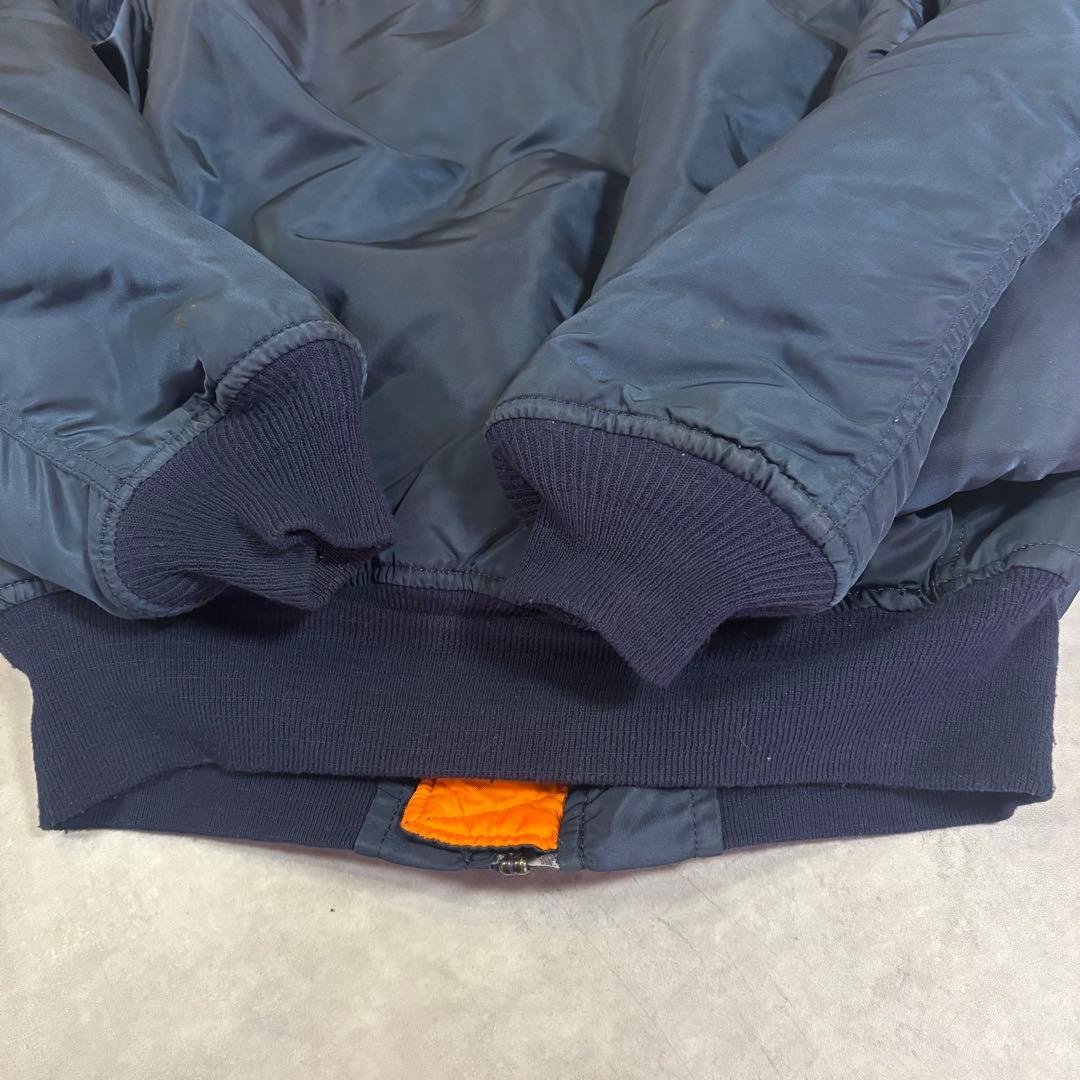 旧タグ ALPHA INDUSTRIES 80s USA製 IDEALジップ