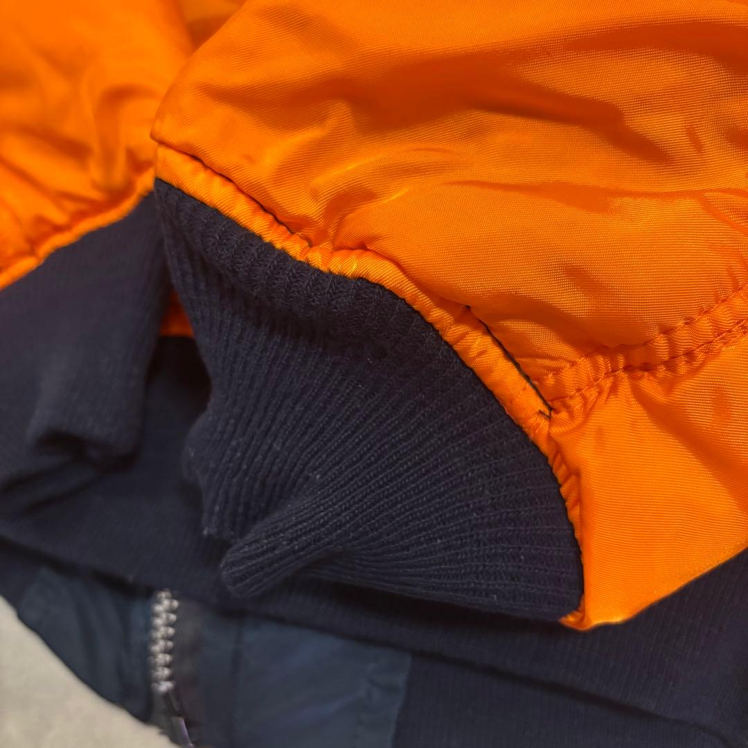 旧タグ ALPHA INDUSTRIES 80s USA製 IDEALジップ