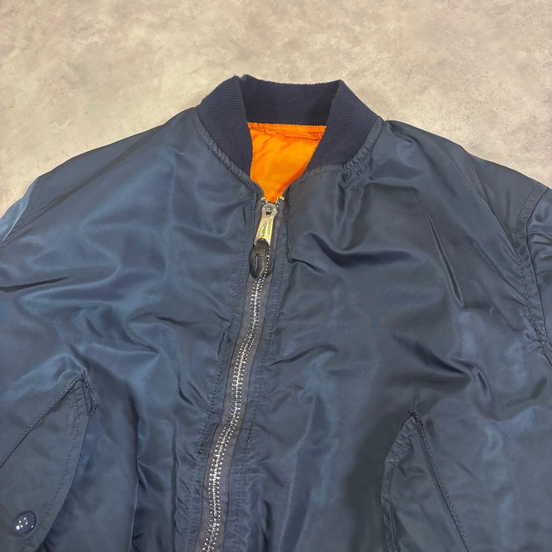 旧タグ ALPHA INDUSTRIES 80s USA製 IDEALジップ