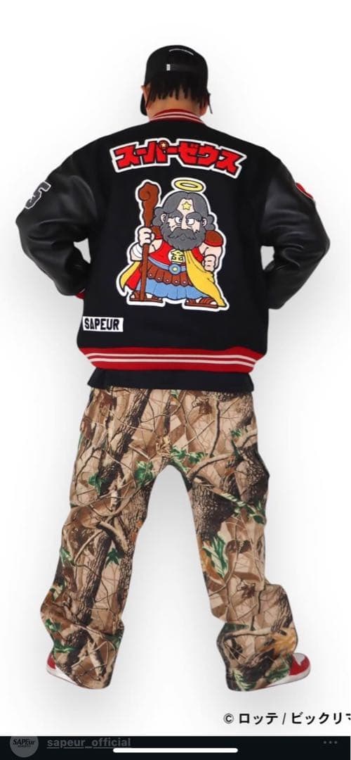 SAPEur サプールビックリマン　スタジャン　Mサイズ