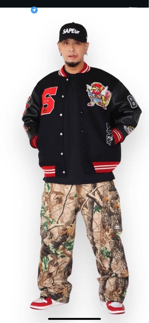 SAPEur サプールビックリマン　スタジャン　Mサイズ