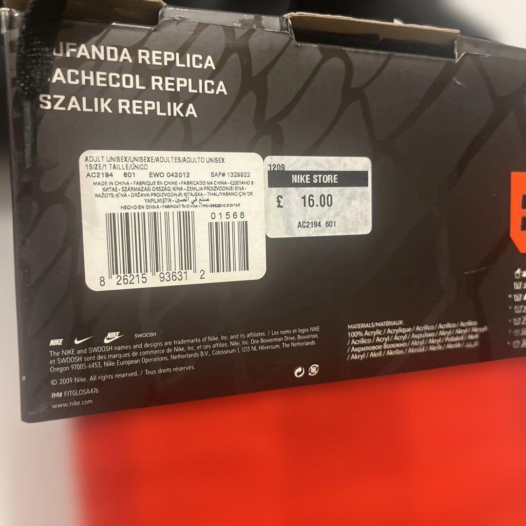 Nike マフラー　Manchester United 香川選手サイン入り