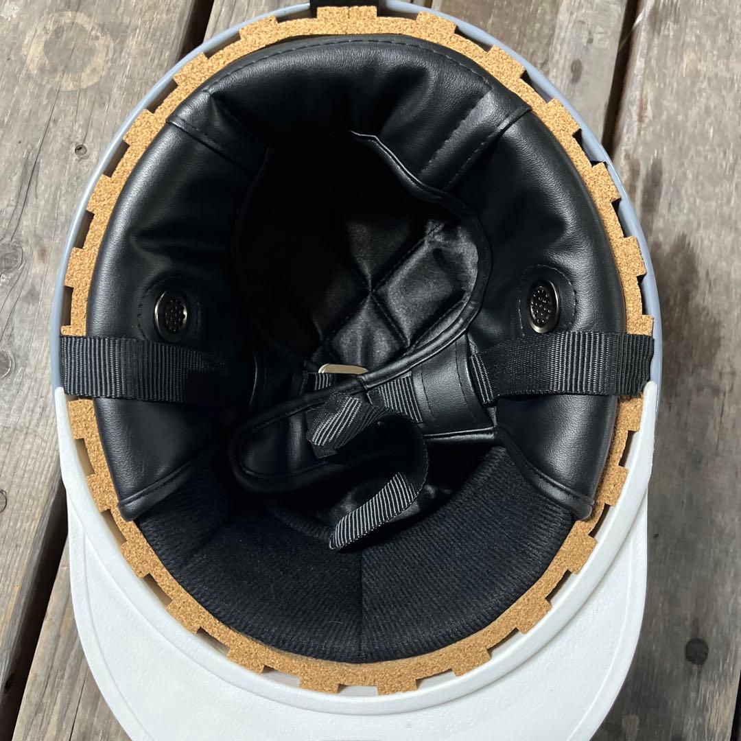 富士日章コルク半　青ラメ