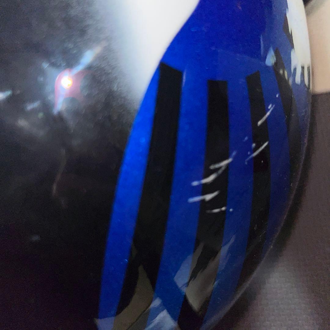 富士日章コルク半　青ラメ