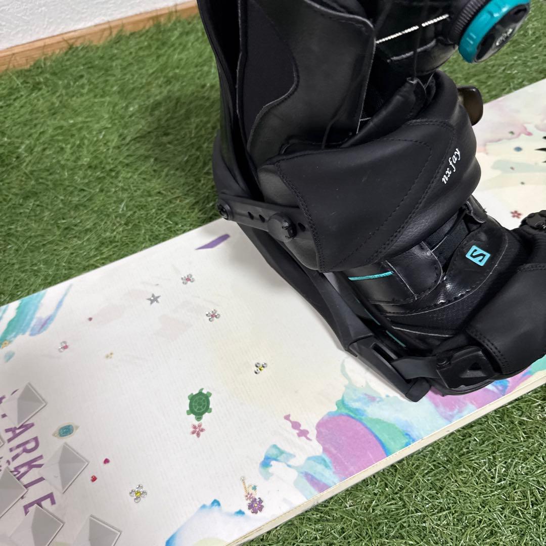 HEAD 146cm レディース　スノーボードセット