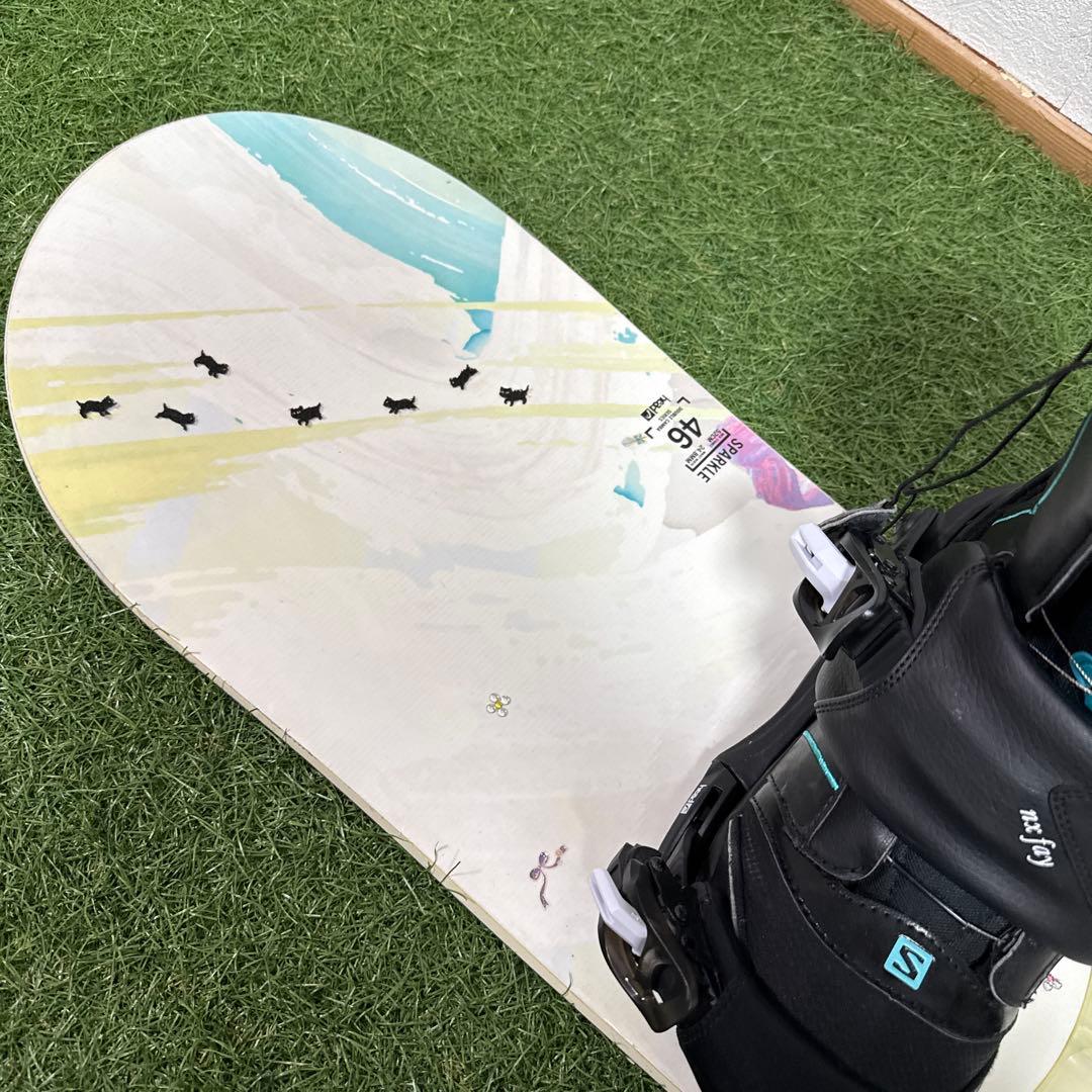 HEAD 146cm レディース　スノーボードセット