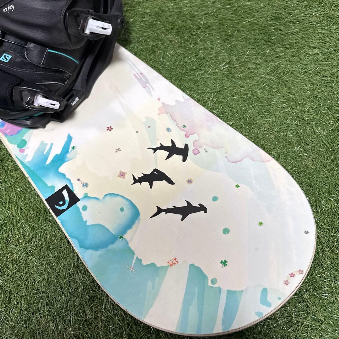 HEAD 146cm レディース　スノーボードセット