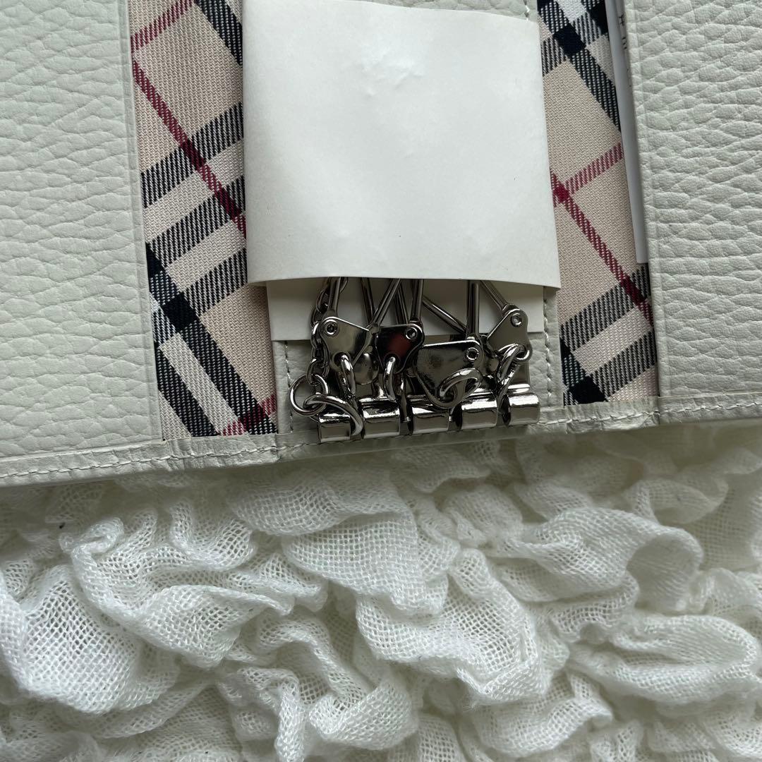 ✨新品未使用・箱付き✨　BURBERRY キーケース　ノバチェック　5連　刻印