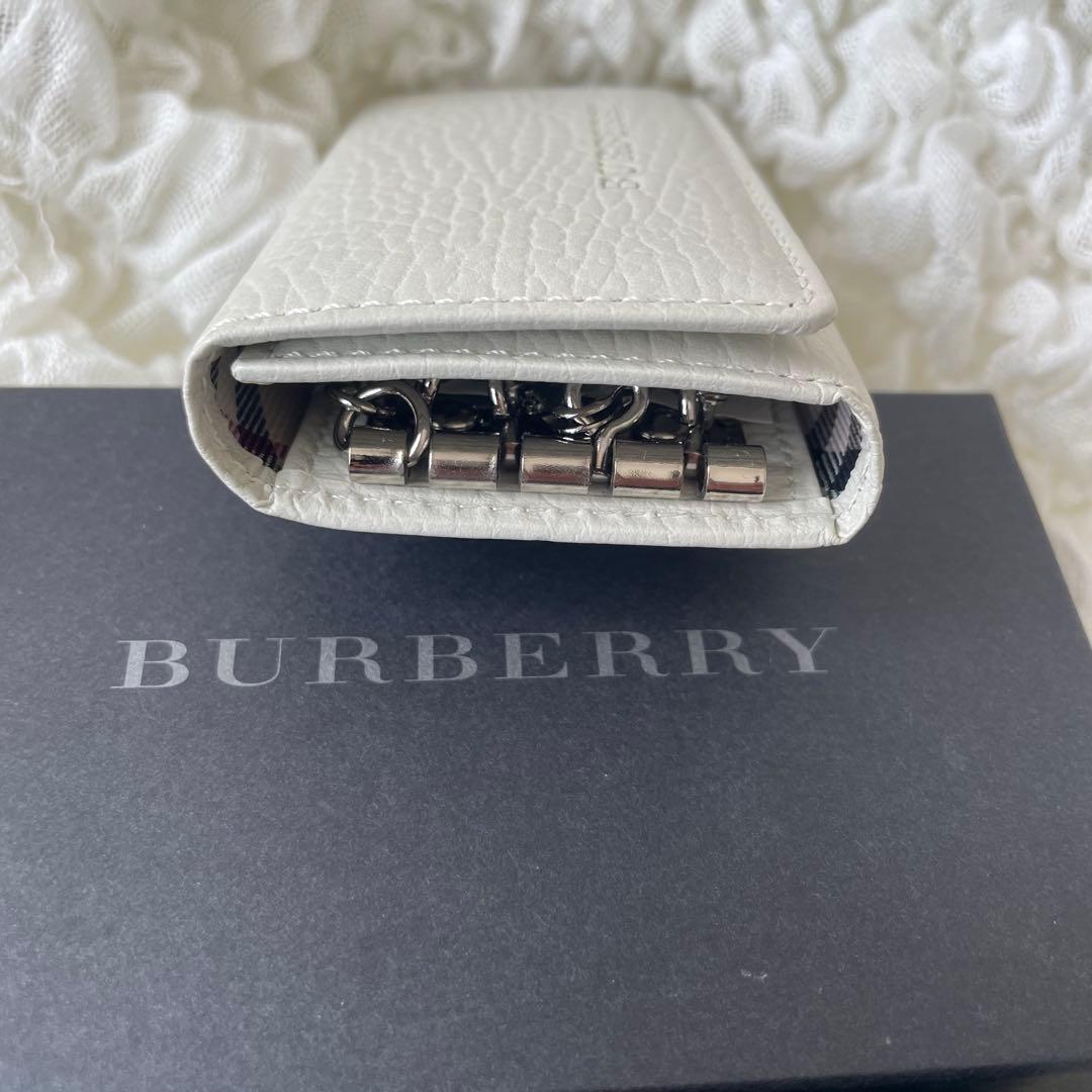 ✨新品未使用・箱付き✨　BURBERRY キーケース　ノバチェック　5連　刻印